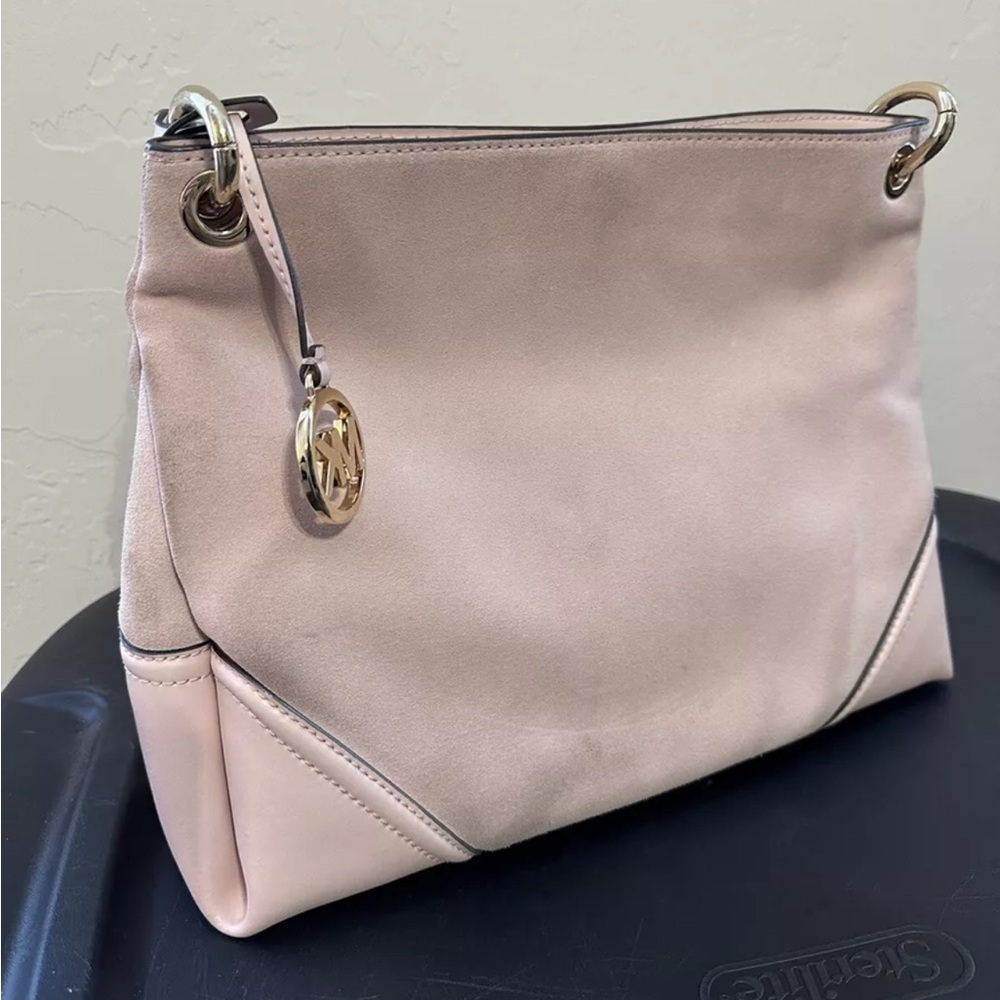 Pink Suede Kate Spade Purse